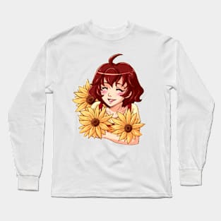 Bright as a Sunflower Long Sleeve T-Shirt